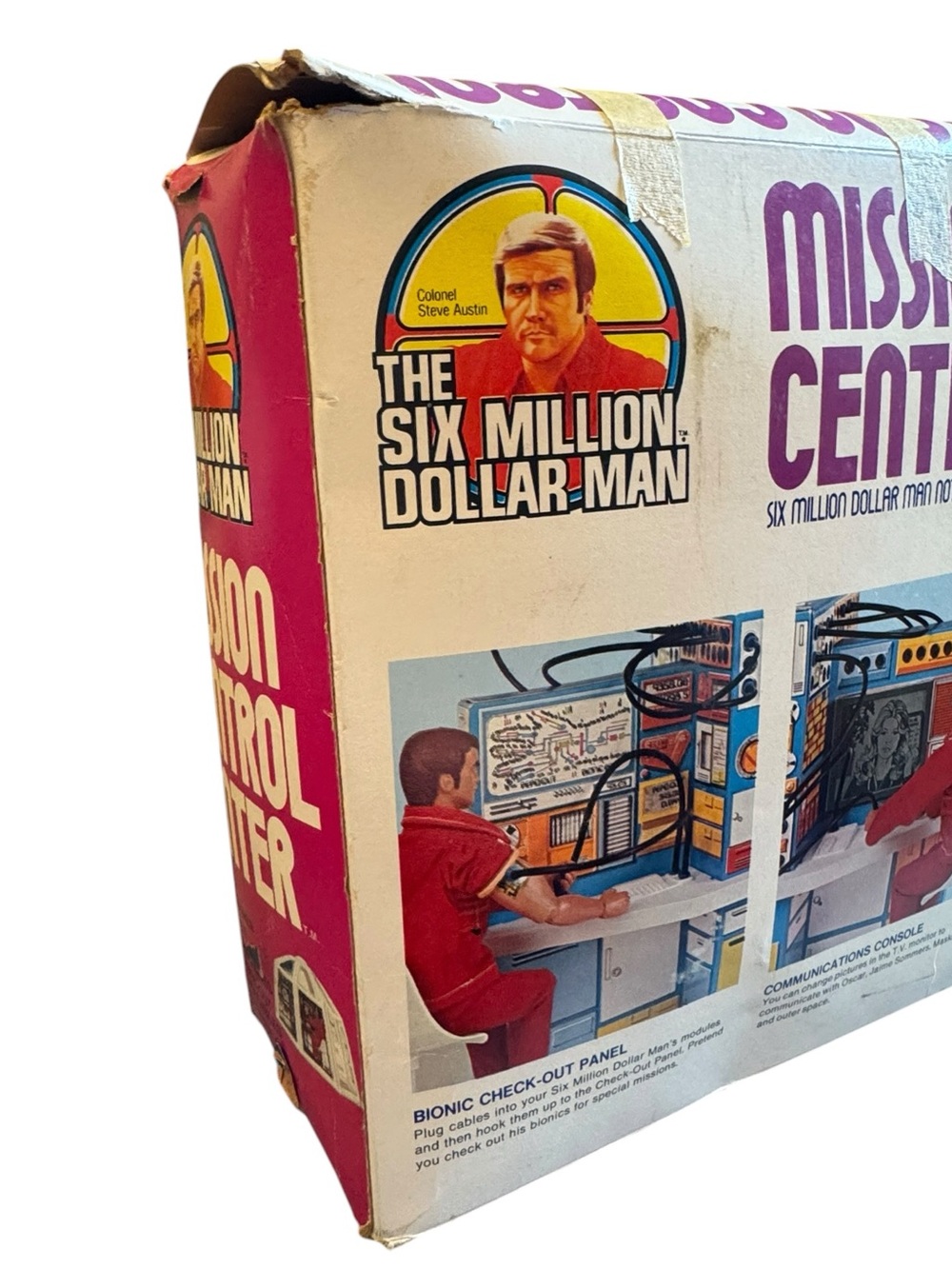 The Six Million Dollar Man Mission Control Center Playset Vintage - Picture 8 of 11